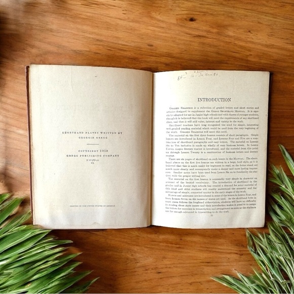 Vintage 1910 Graded Readings in Gregg Shorthand by Alice Margaret Hunter - Picture 7 of 12